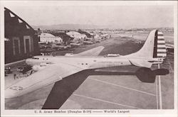 U.S. Army Bomber [Douglas B-19] - World's Largest Postcard