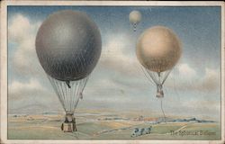 The Spherical Ballon Hot Air Balloons Postcard Postcard Postcard