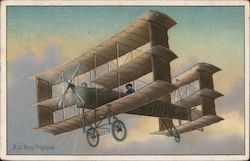 A.V. Roe Triplane Postcard