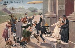 Zepplin kommt! Postcard