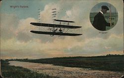 Wright's Biplane Postcard