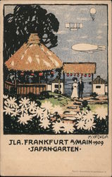 JLA. Frankfurt a/Main 1909 - Japan-garten Postcard