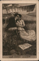 Our First Lesson Postcard