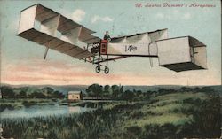 M. Santos Dumont's Aeroplane Aircraft Postcard Postcard Postcard