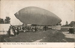 Beachey Airship, Prize Winner Airship Contest, St. Louis, Mo. 1907 Postcard
