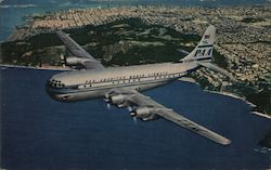 Pan American World Airways "Strato" Clipper Postcard