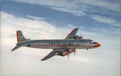 American Airlines DC7 Postcard