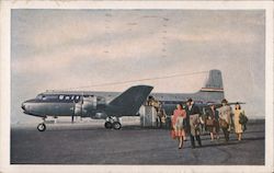 United's Giant DC-6 Mainliner 300 Postcard