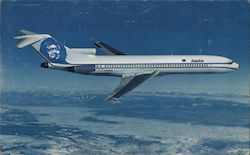 Boeing 727-200 - Alaska Airlines Airline Advertising Postcard Postcard Postcard