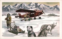 Alaska Airlines - the first .. the finest service to all Alaska Postcard