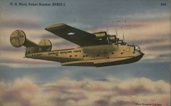 U.S. Navy Patrol Bomber XPB2Y-1 Postcard