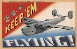 Consolidated PB2Y-2 Navy Patrol Bomber Postcard
