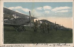 U. S. Aviation Training Field Postcard