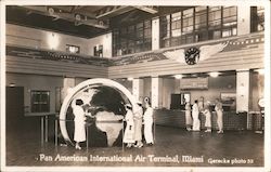 Pan American International Air Terminal Miami, FL Gerecke Postcard Postcard Postcard