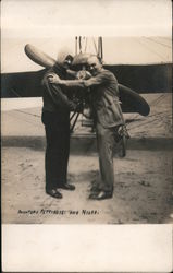 Aviators Pettirossi and Niles Postcard Postcard Postcard