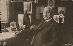 Reichspräsident Paul von Hindenburg Postcard