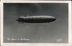 The USS Akron in California Airships Postcard Postcard Postcard