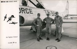 Bryan Air Force Base - Fighter Jet School Postcard