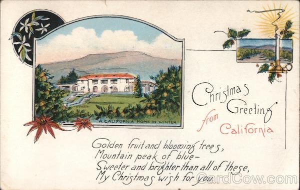 Christmas Greeting from California