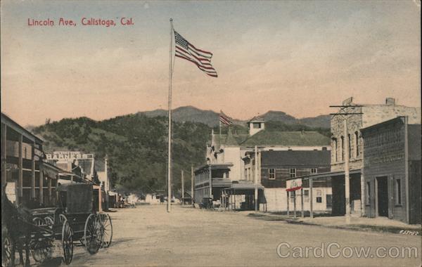 Lincoln Ave Calistoga California