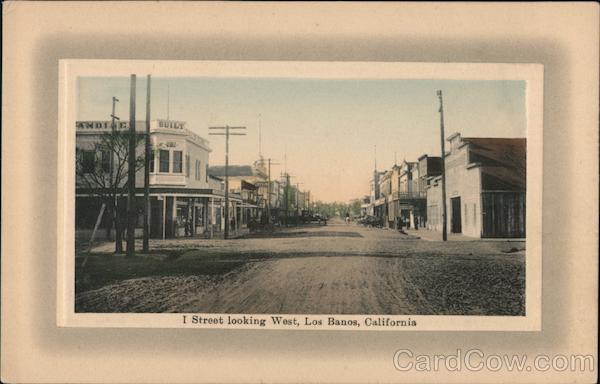 I Street looking West Los Banos California