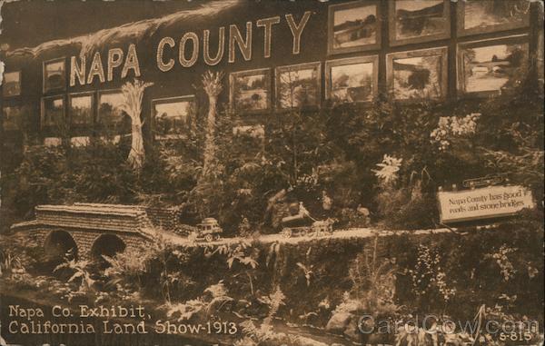 Napa Co. Exhibit, California Land show 1913 Exposition
