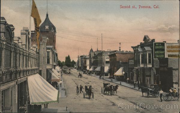 Second st. Pomona California