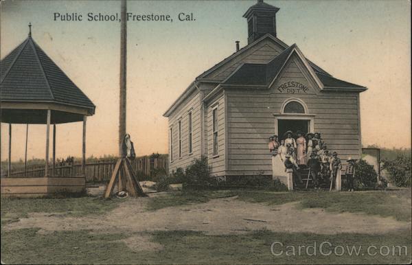 Public School Freestone California R. J. McKay General Merchandise and Post Office