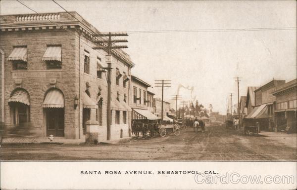Santa Rose Avenue Sebastopol California