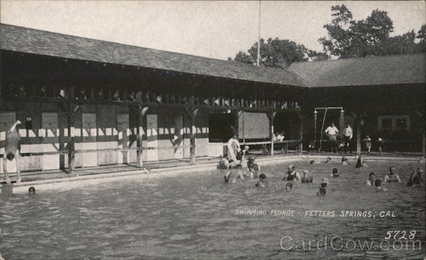 Swimming Plunge, Fetters Springs Sonoma California
