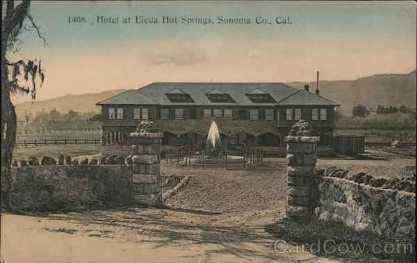 HOtel at Eleda Hot Springs Sonoma California