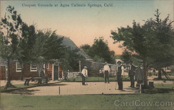 Croquet Grounds, Agua Caliente Springs Sonoma California