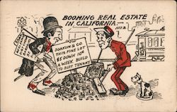 Booming real estate in California #2 Postcard