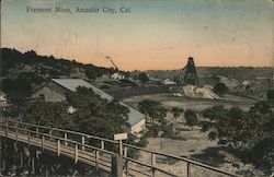 Fremont Mine Amador City, CA Postcard Postcard Postcard