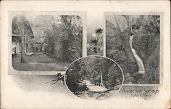 Anderson Springs, Lake County California Postcard Postcard Postcard