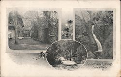 Anderson Springs, Lake County Postcard