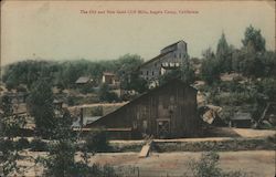 The Old and New Cliff Mills Angels Camp, CA Postcard Postcard Postcard