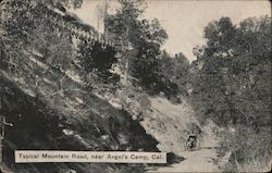 Typical Mountain Road Postcard