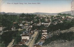 View of Angels Camp from Annex Hill California Postcard Postcard Postcard