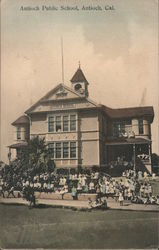 Antioch Public School California Postcard Postcard Postcard