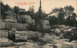 Columbia Marble Works Postcard