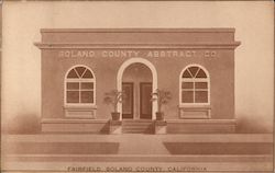 Solano County Abstract Company Postcard