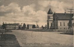 The Court House, County Jail and Amijo High School Fairfield, CA Postcard Postcard Postcard