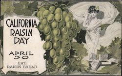 California Raisin Day Postcard