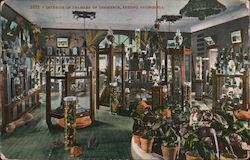 Interior of Chamber of Commerce Postcard