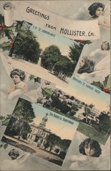 Greetings from Hollister, Cal. California Postcard Postcard Postcard
