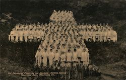 The Childrens' Cross on the Hillside-Sunrise Service Hollywood Bowl Postcard