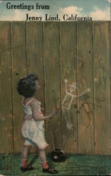 Greetings from Jenny Lind, California Postcard