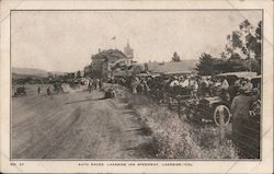 Auto Races Lakeside Inn Speedway California The Tramp Photographer Postcard Postcard Postcard