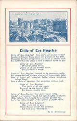 Little ol' Los Angeles California Postcard Postcard Postcard